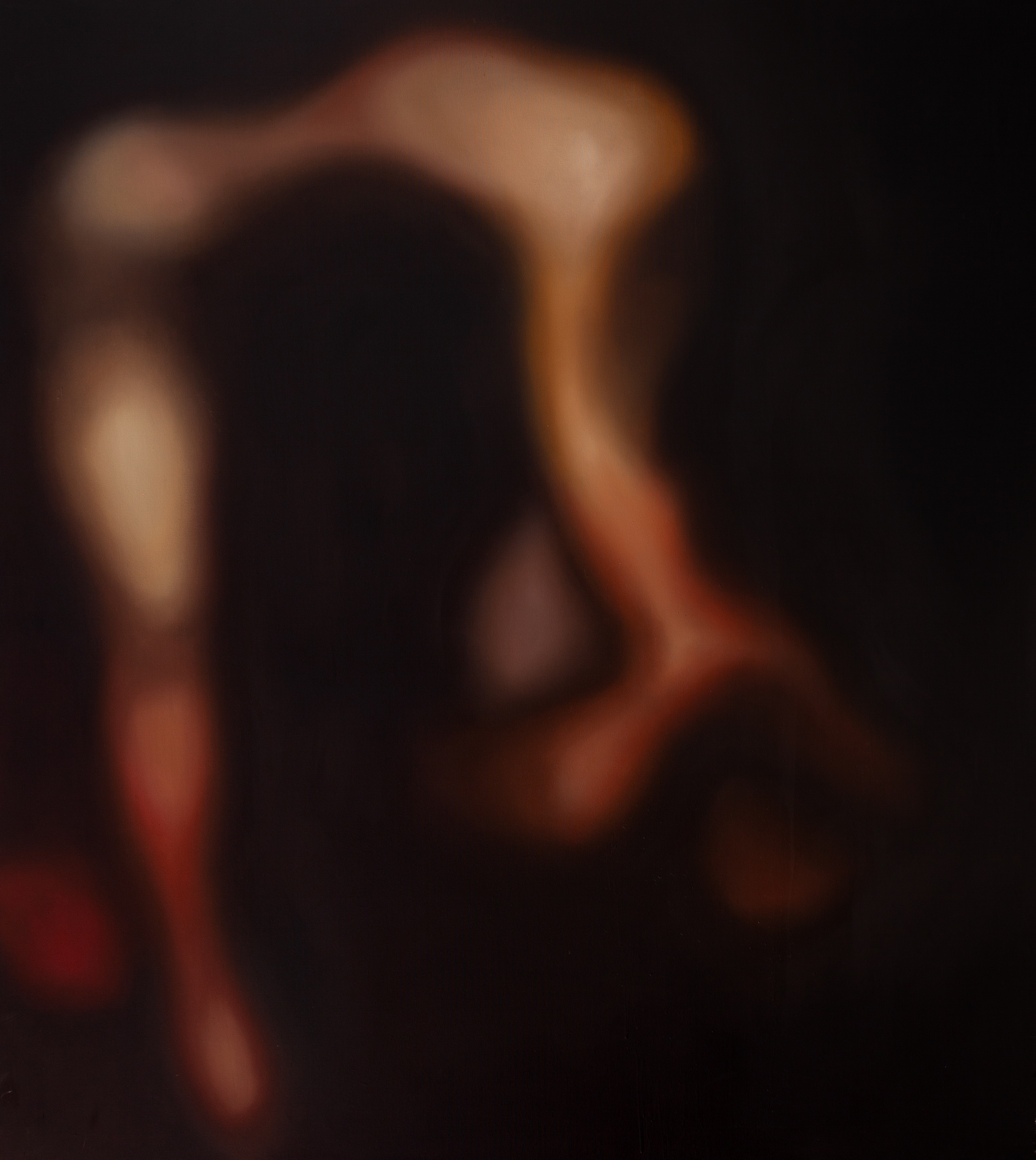 David y Goliat, 2010, óleo sobre lienzo, 140 × 160 cm