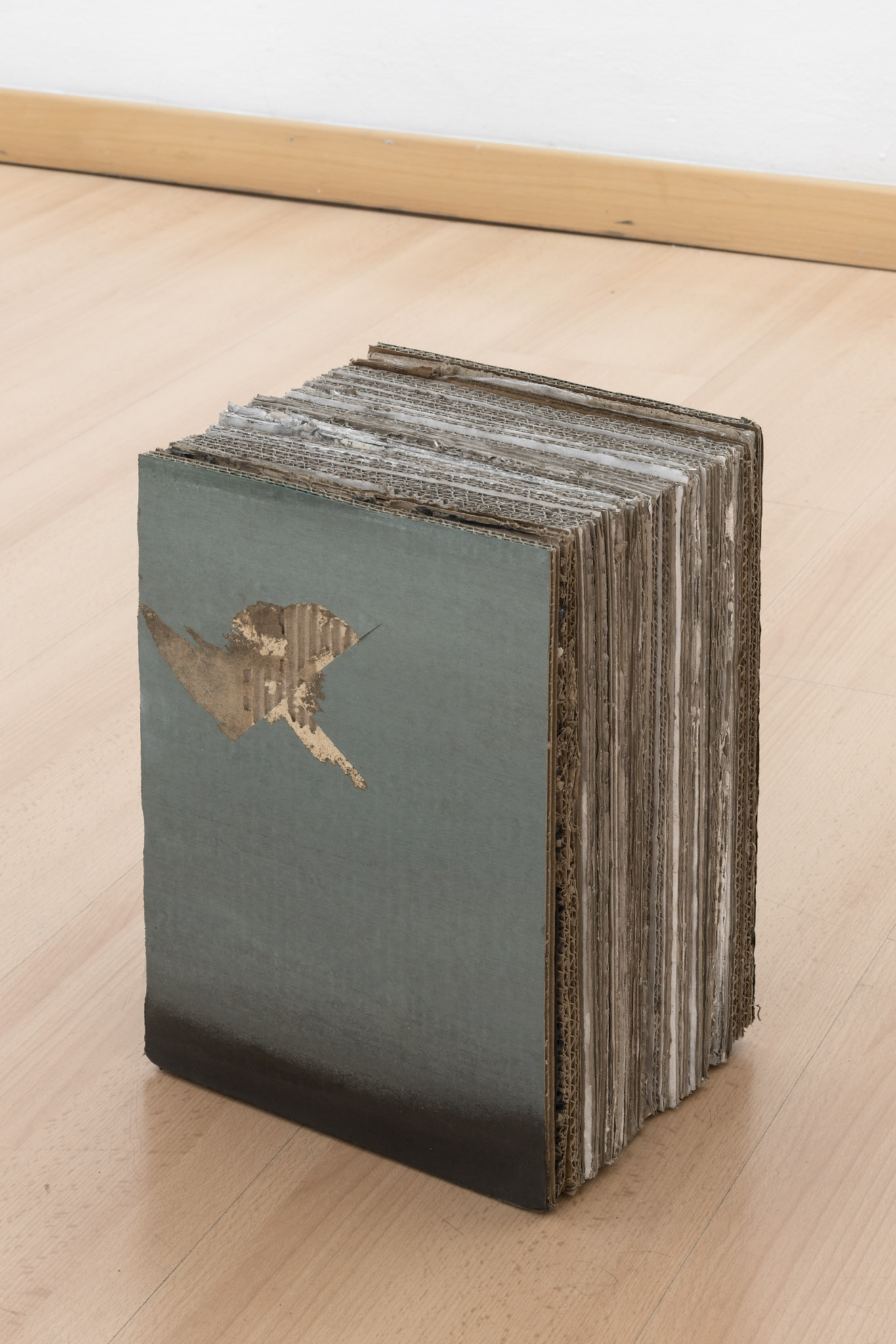 Concetti spaziali, 2020, oli sobre cartró, diferents mides|