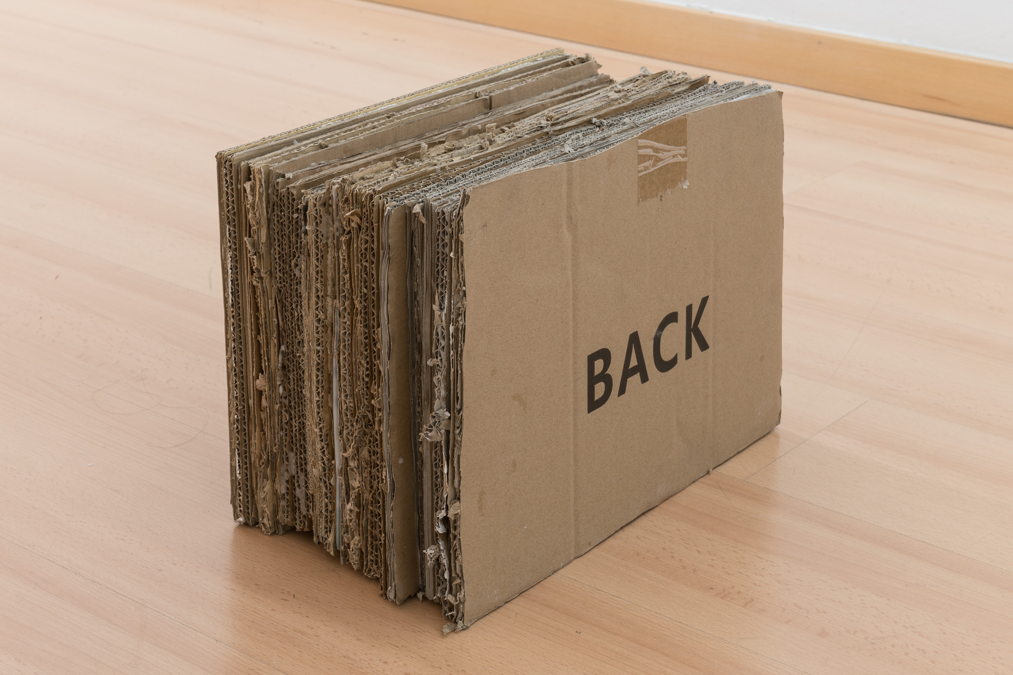 Concetti spaziali, 2020, oli sobre cartró, diferents mides