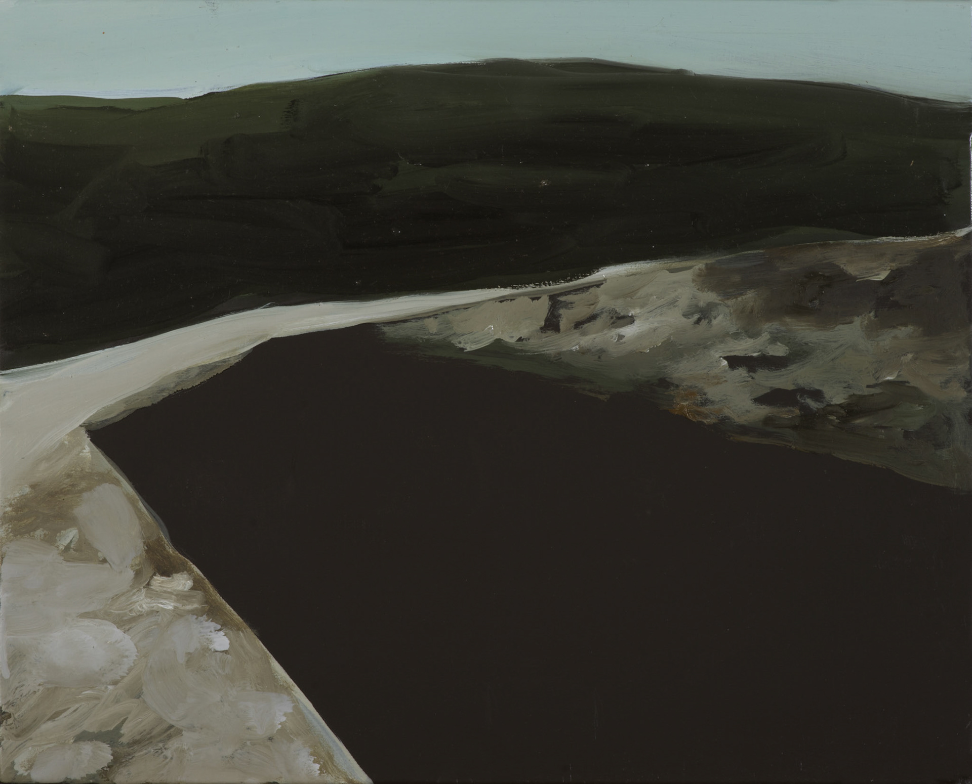 Valdelallama, León, 2015, oil on canvas, 33 × 41 cm