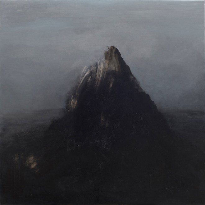 El triunfo de la derrota, 2016, óleo sobre tela, 100x100 cm