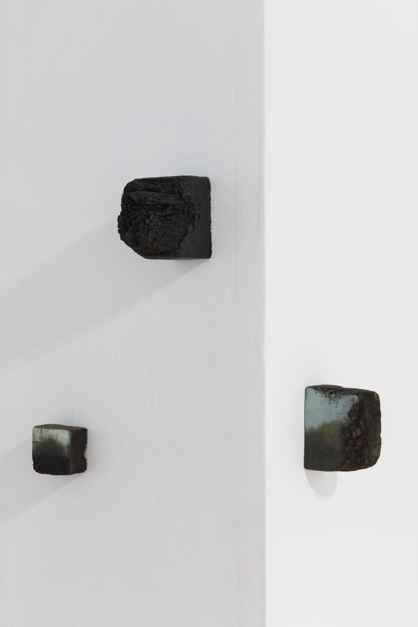 Portable landscapes, oil on wood, variable dates and dimensions