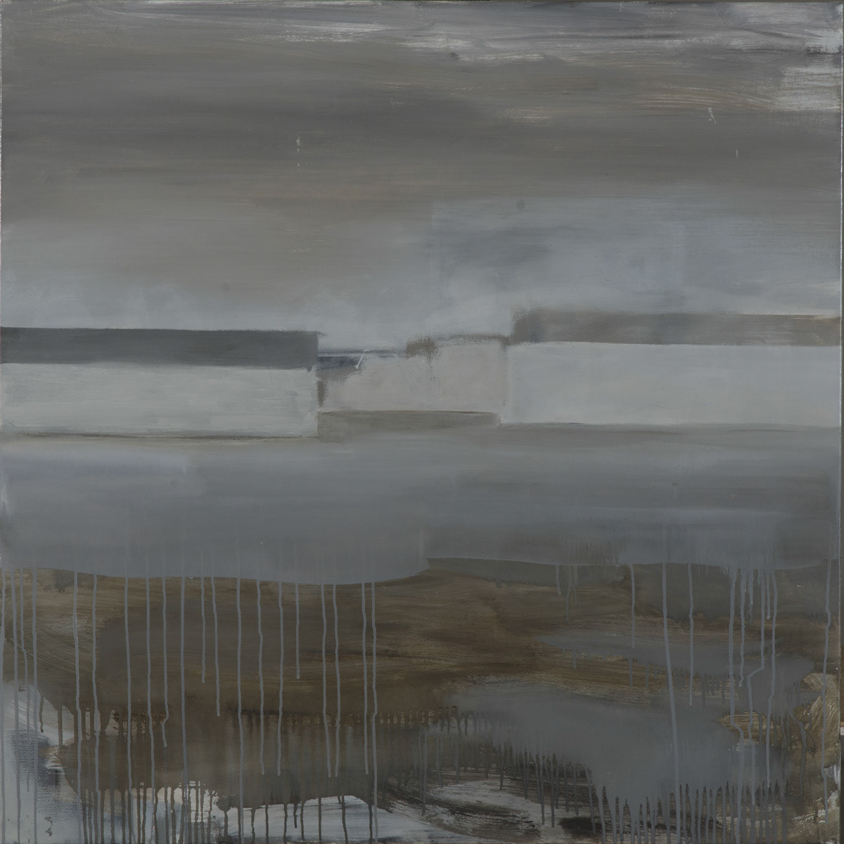 Field, 2015, oil on canvas, 100 × 100 cm