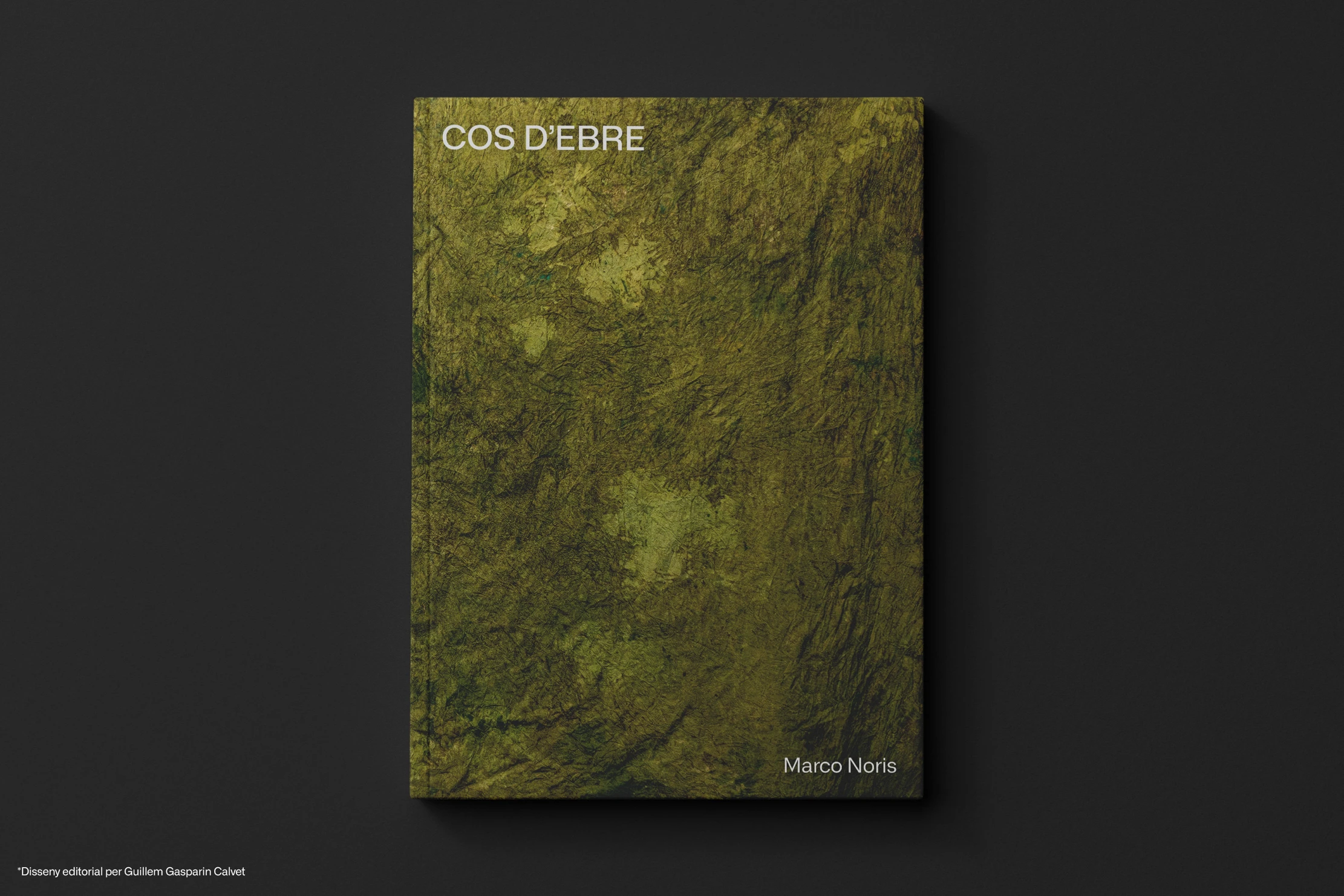 Portada del catálogo. Diseño editorial de Guillem Gasparin Calvet